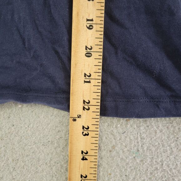 Nike Sportswear Shirt Mens S Blue Long Sleeve Athleisure Spell Out Logo - Picture 9 of 9